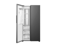 Lodówka TCL RC591SXE0 Side by Side No Frost 185cm Srebrna Dystrybutor Wody Kostkarka 591L